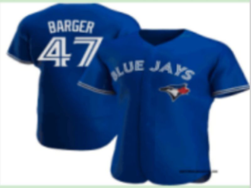 Men Toronto Blue Jays #47 Barger Blue Game 2025 Nike MLB Jersey style 005->toronto blue jays->MLB Jersey